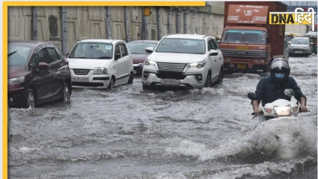 तेज बारिश के बाद दिल्ली, गुरुग्राम और नोएडा में भारी जाम, जानें किन रास्तों पर लग रही गाड़ियों की लाइन