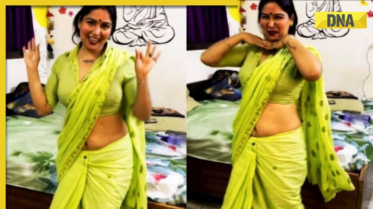 Viral video: Saree-clad woman's sizzling dance to 'Mujhe Budhha Mil ...