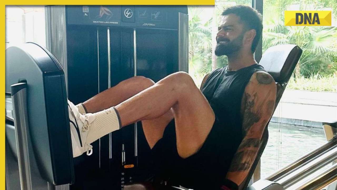 8 Years And Counting Virat Kohli Sweats It Out At Gym Ahead Of Test Series Against West 1234