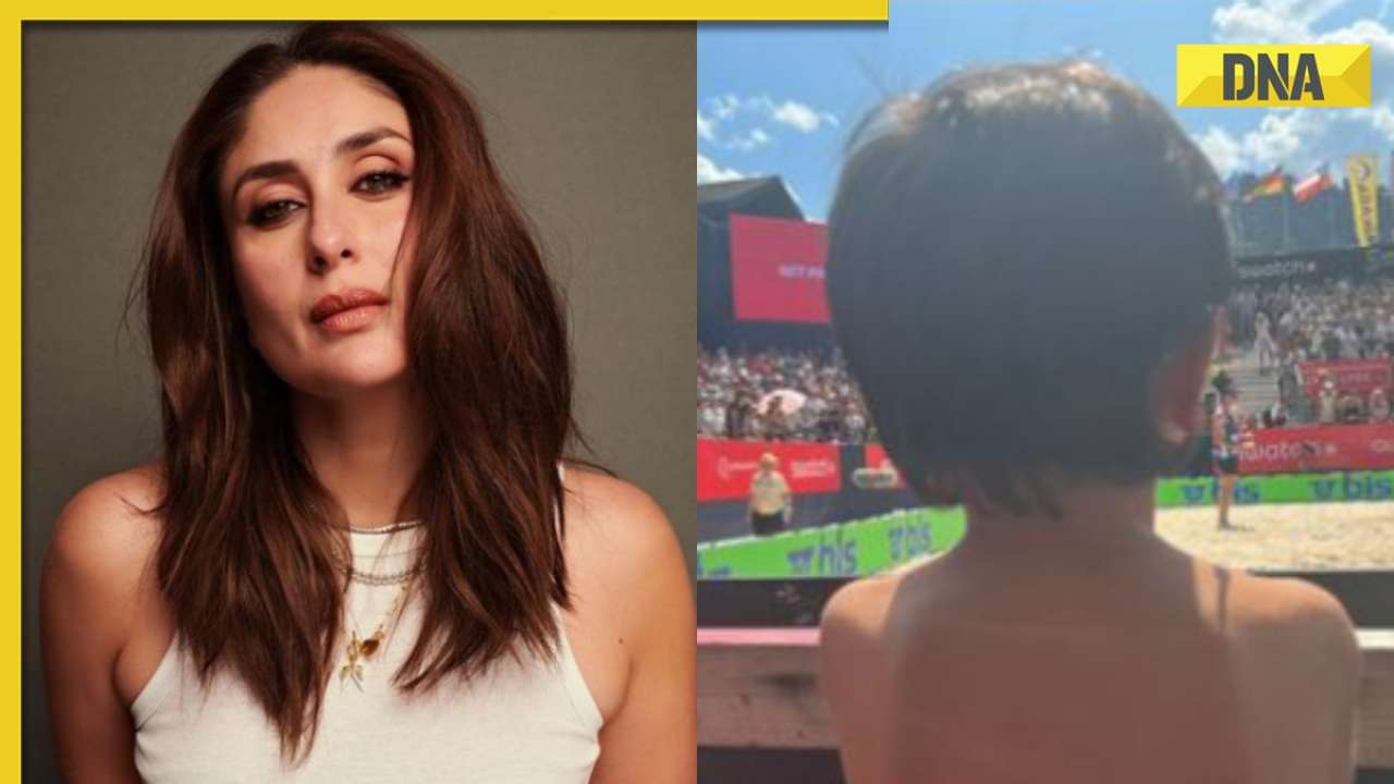 Kareena Kapoor Khan enjoys beach volleyball match with her son Taimur on their Italian vacation