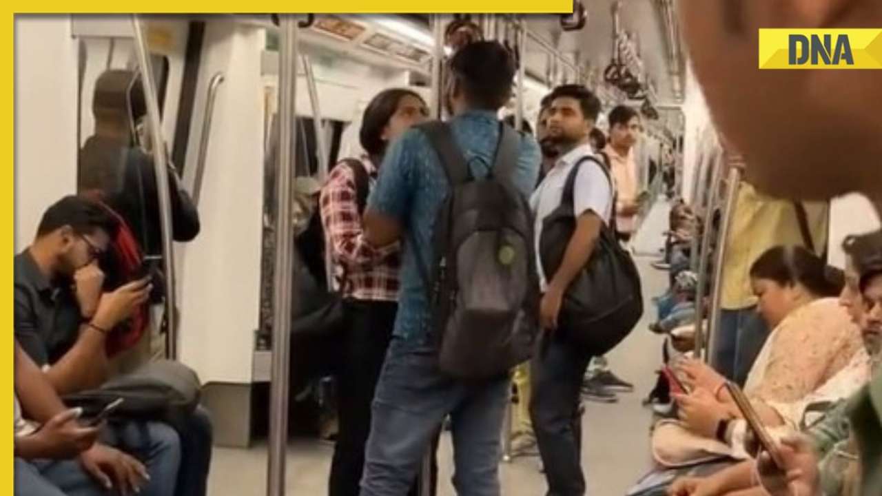 Watch Viral Video: Woman Shouts, Slaps Co-passenger Inside Delhi Metro