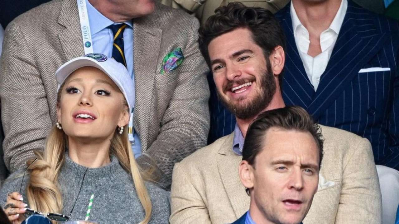 Tom Hiddleston, Andrew Garfield and Ariana Grande