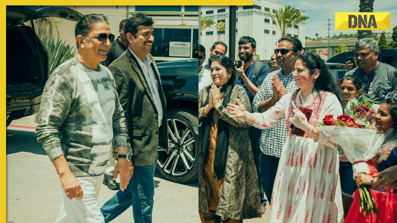 Kamal Haasan receives warm flowers from fans ahead of Project