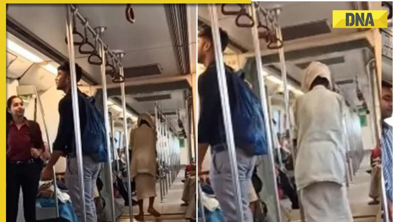 Viral video: Man spotted begging inside Delhi metro, DMRC reacts