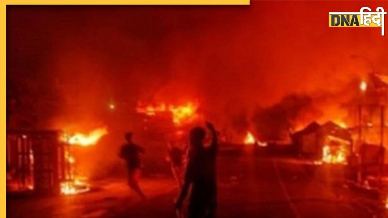 मणिपुर में नहीं थम रही हिंसा, म्यांमार बॉर्डर पर बसे Moreh में 30 घरों और दुकानों में लगाई आग