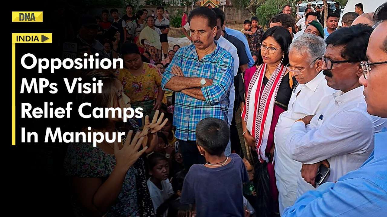 Manipur Violence: Opposition I.N.D.I.A MPs Visit Relief Camps, Blames ...