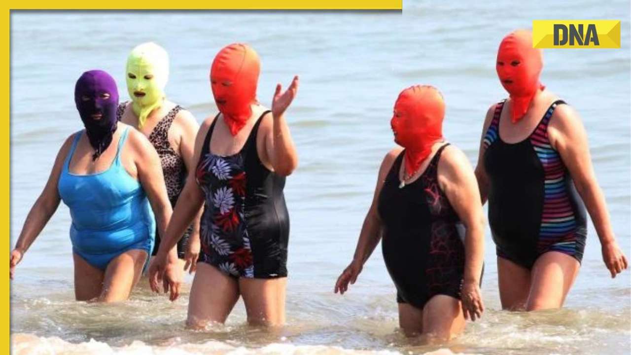 Facekinis' become popular in China as temperatures soar, China