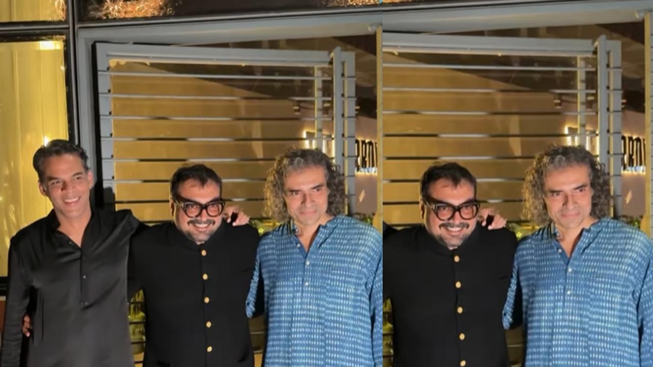 Anurag Kashyap Poses With Imtiaz Ali