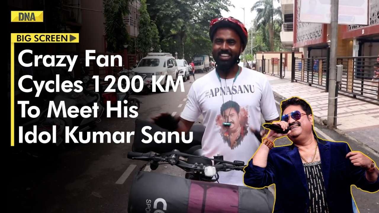 Kumar Sanu's fan cycles 1200 km from Rajasthan to Mumbai to meet him ...