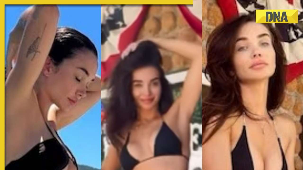 Amy Jaction Sex Videos - Viral video: 2.0 fame Amy Jackson burns the internet in sexy bikini during  US vacation, watch