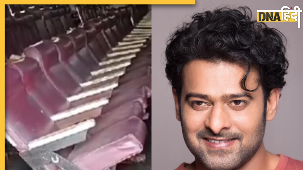 Prabhas की फिल्म देखने गए फैंस ने सिनेमा हॉल में जमकर काटा बवाल, तोड़ी सीटें, VIDEO में कैद हुआ मंजर 