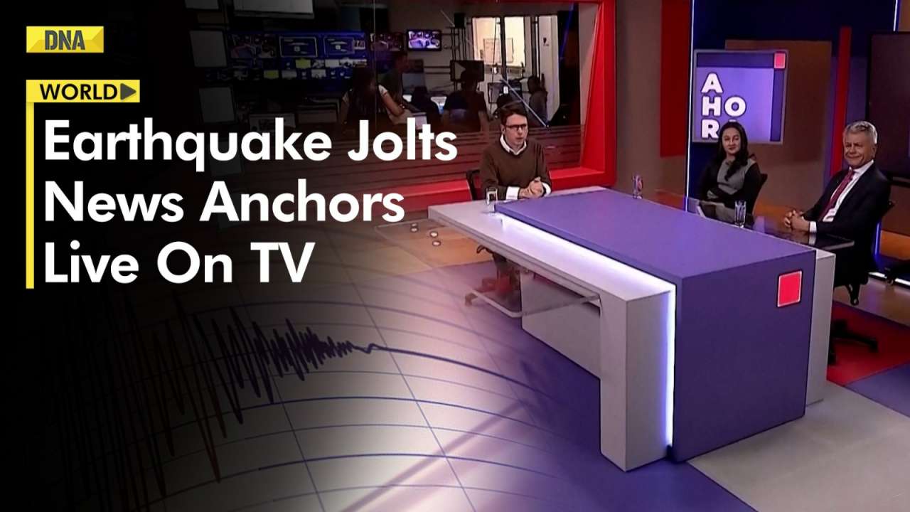Watch Earthquake interrupts anchor, guests during live broadcast in(04)