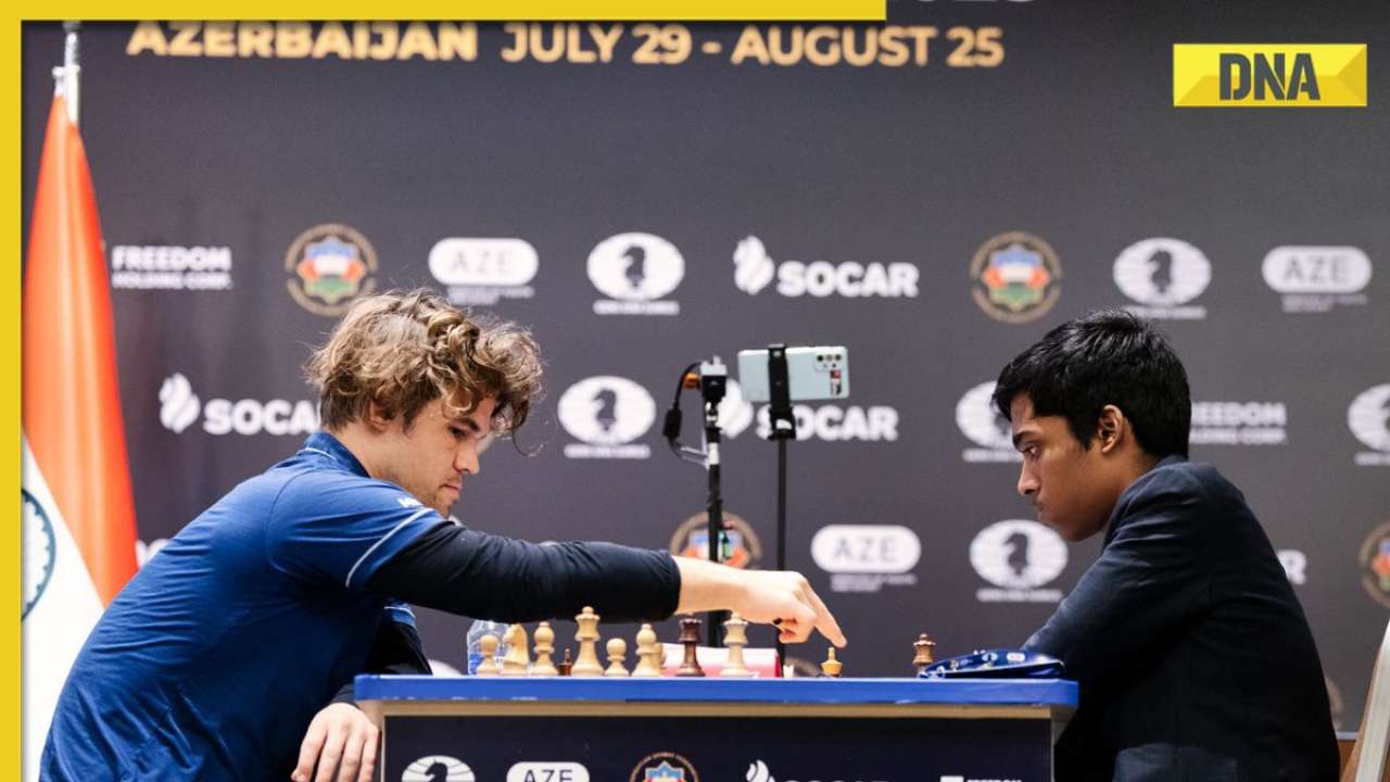 FIDE World Cup: First Praggnanandhaa-Carlsen finals match ends in draw