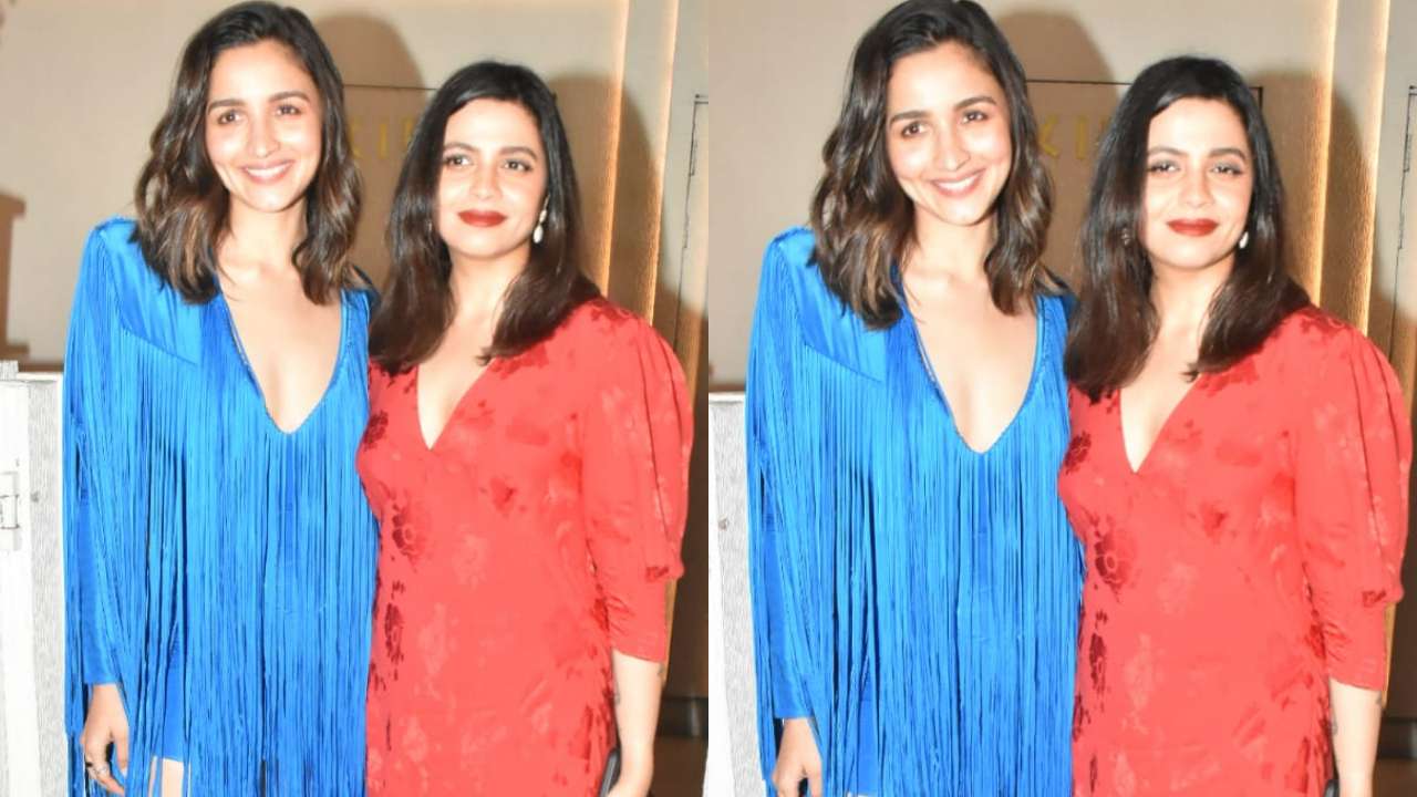 Alia Bhatt poses with sister Shaheen Bhatt