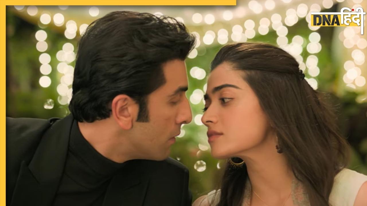 Ranbir Kapoor और Rashmika ने पूरी फैमिली के सामने दिया Kissing Scene, नए गाने में दिखी अनोखी शादी