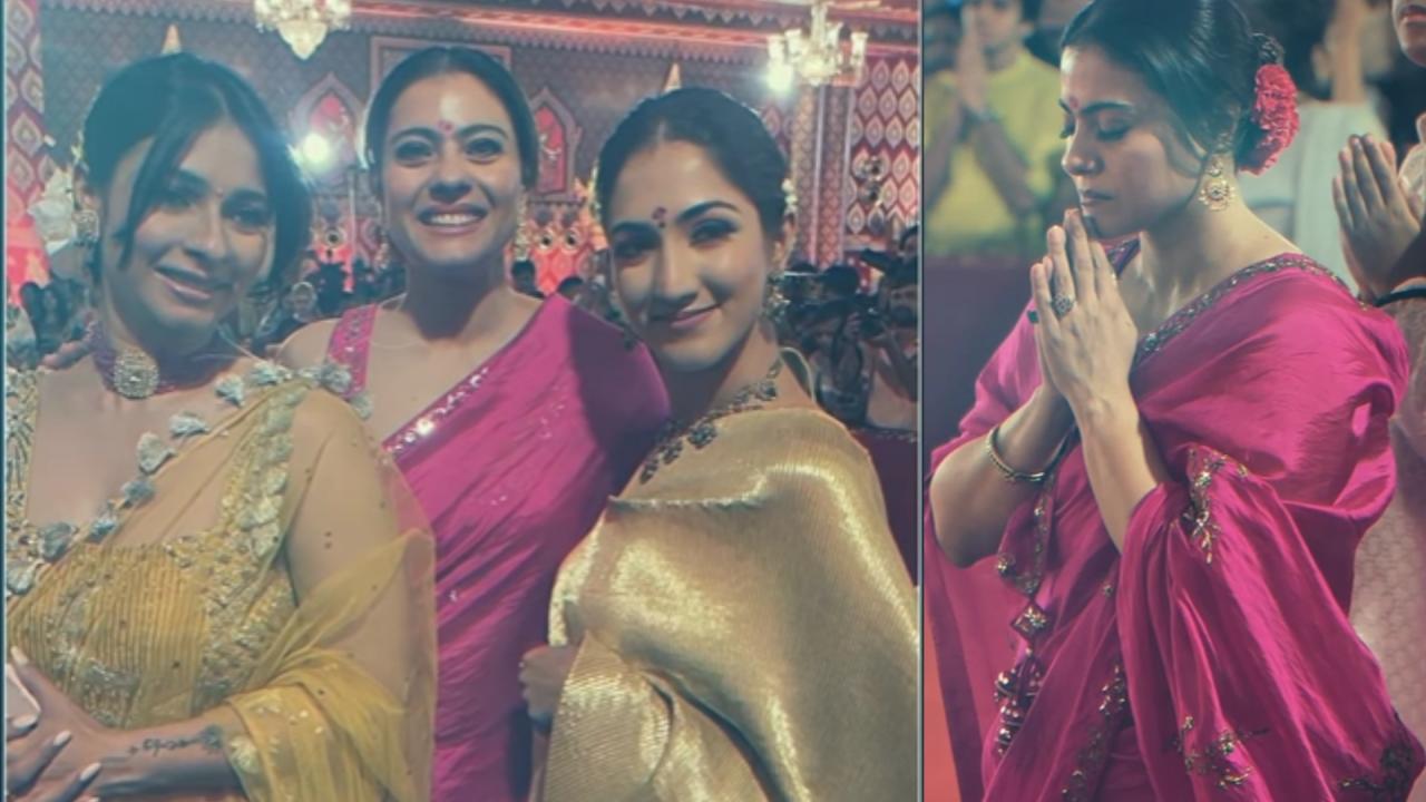 Kajol Did Puja At Durga Pandal