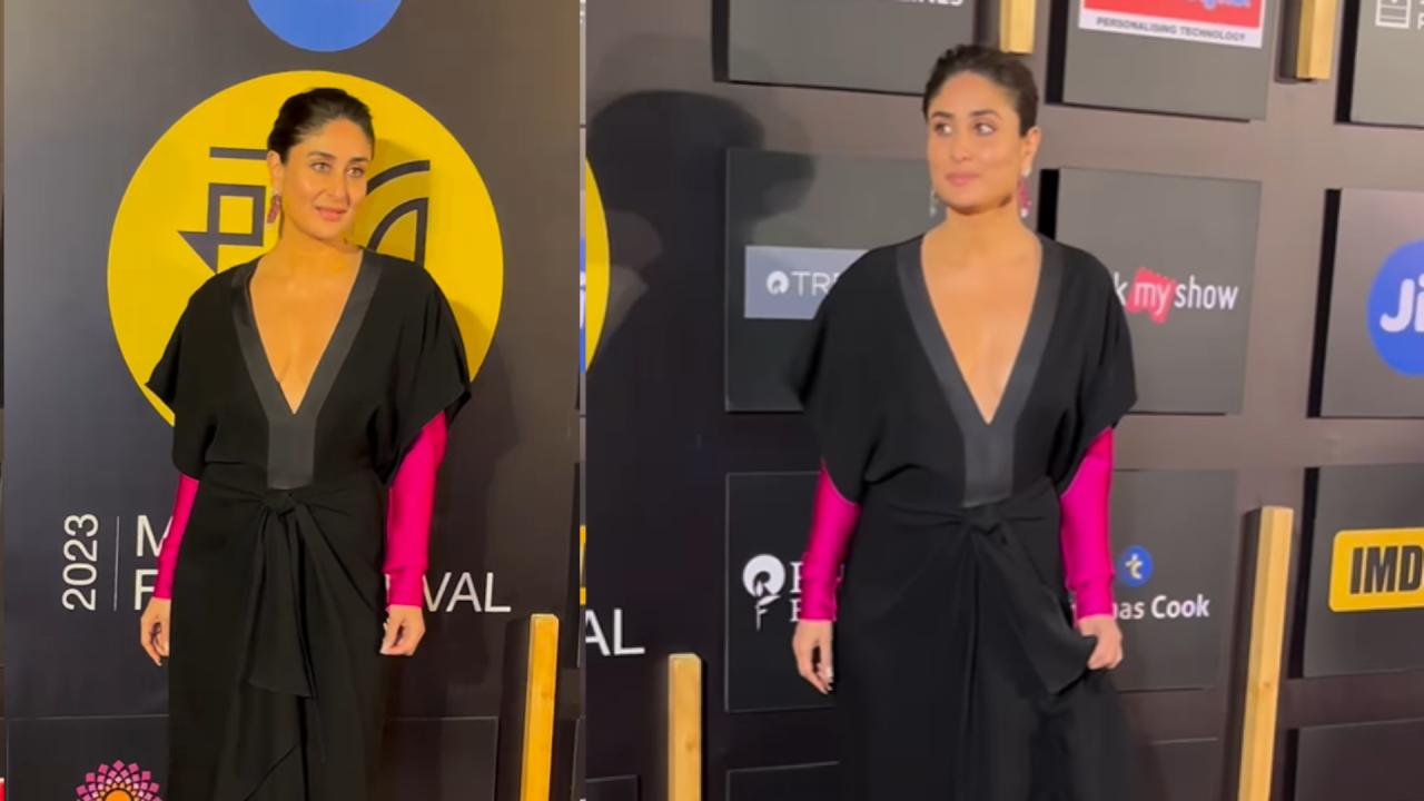 Kareena Kapoor Looking Hot In Black Outfit