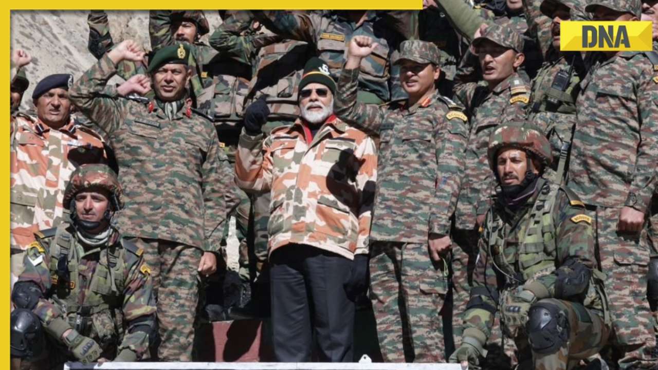 'India safe as long as...': PM Modi celebrates Diwali with security forces in Himachal's Lepcha