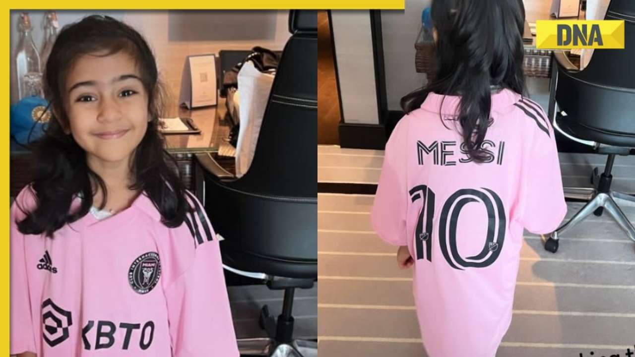 Rohit Sharma's daughter proudly dons Messi's Inter Miami jersey gifted by David Beckham, pic goes viral