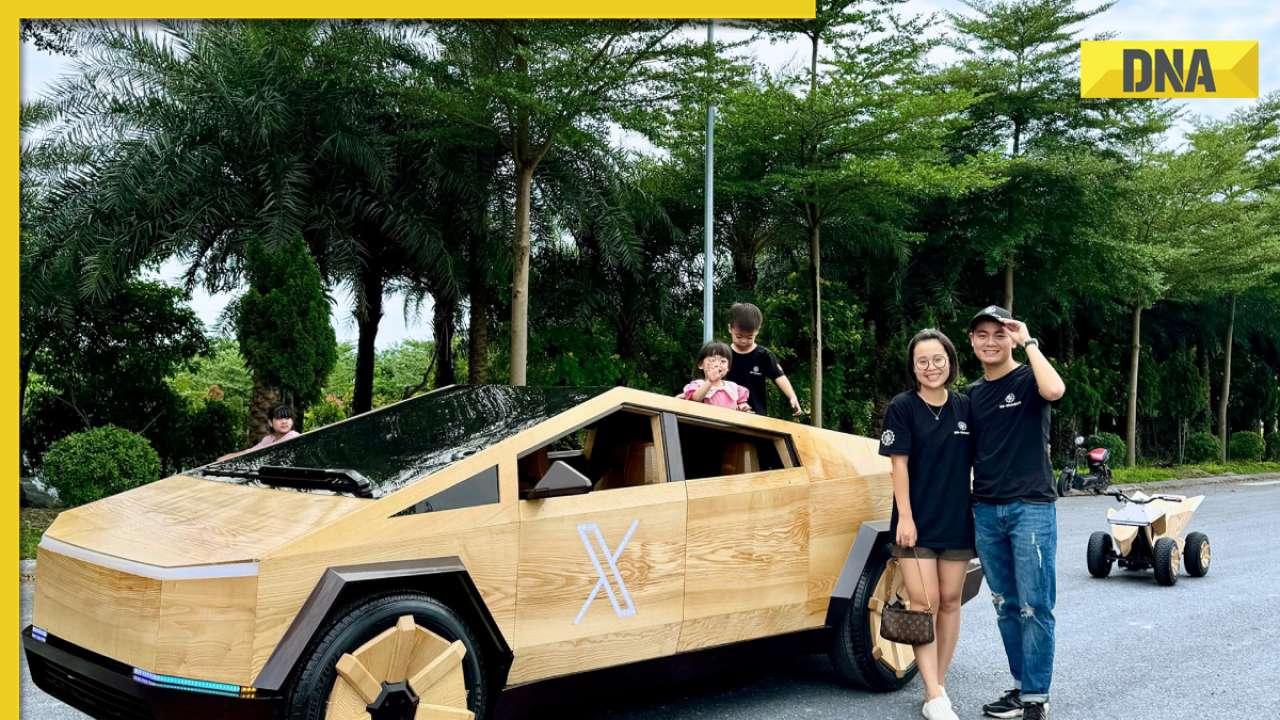 Elon Musk responds as man builds fully functional Tesla Cybertruck using wood