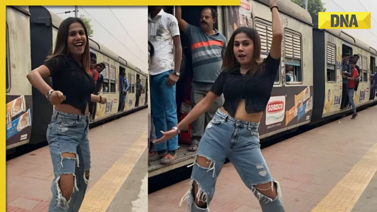 'Band karo': Viral video of woman grooving at crowded railway station angers internet, watch
