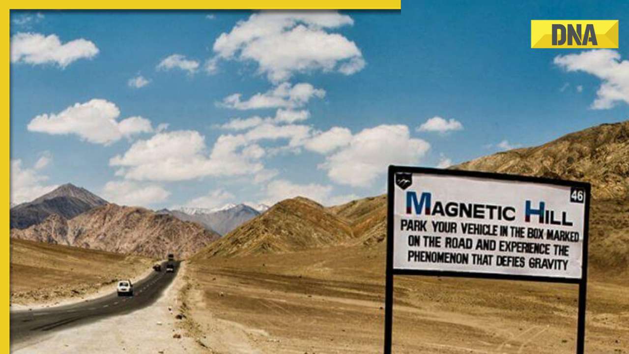 Ladakh's magnetic hill defies gravity: Cars ascend uphill without ignition