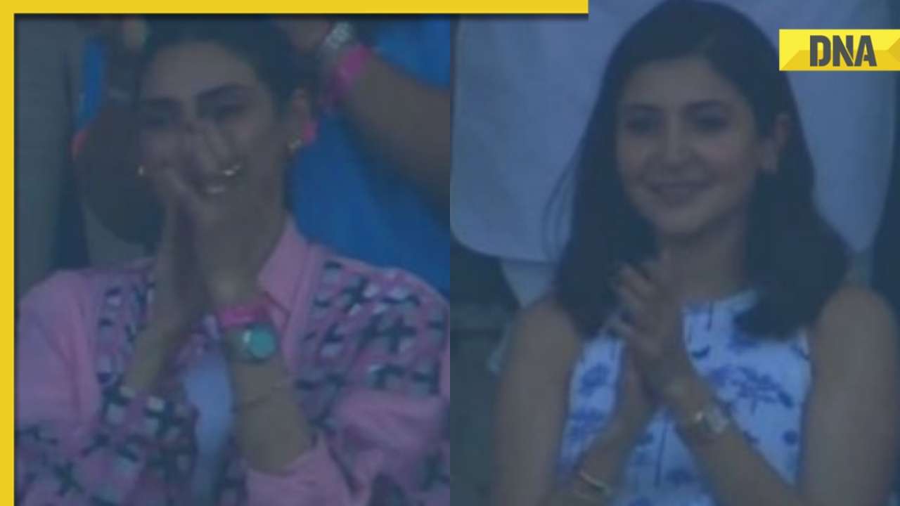 Viral video: Anushka Sharma, Athiya Shetty give standing ovation as Virat Kohli hits half-century, watch