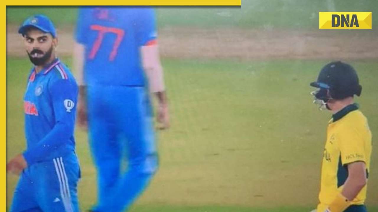 Watch: Virat Kohli staring Marnus Labuschagne during IND vs AUS World Cup final, video goes viral