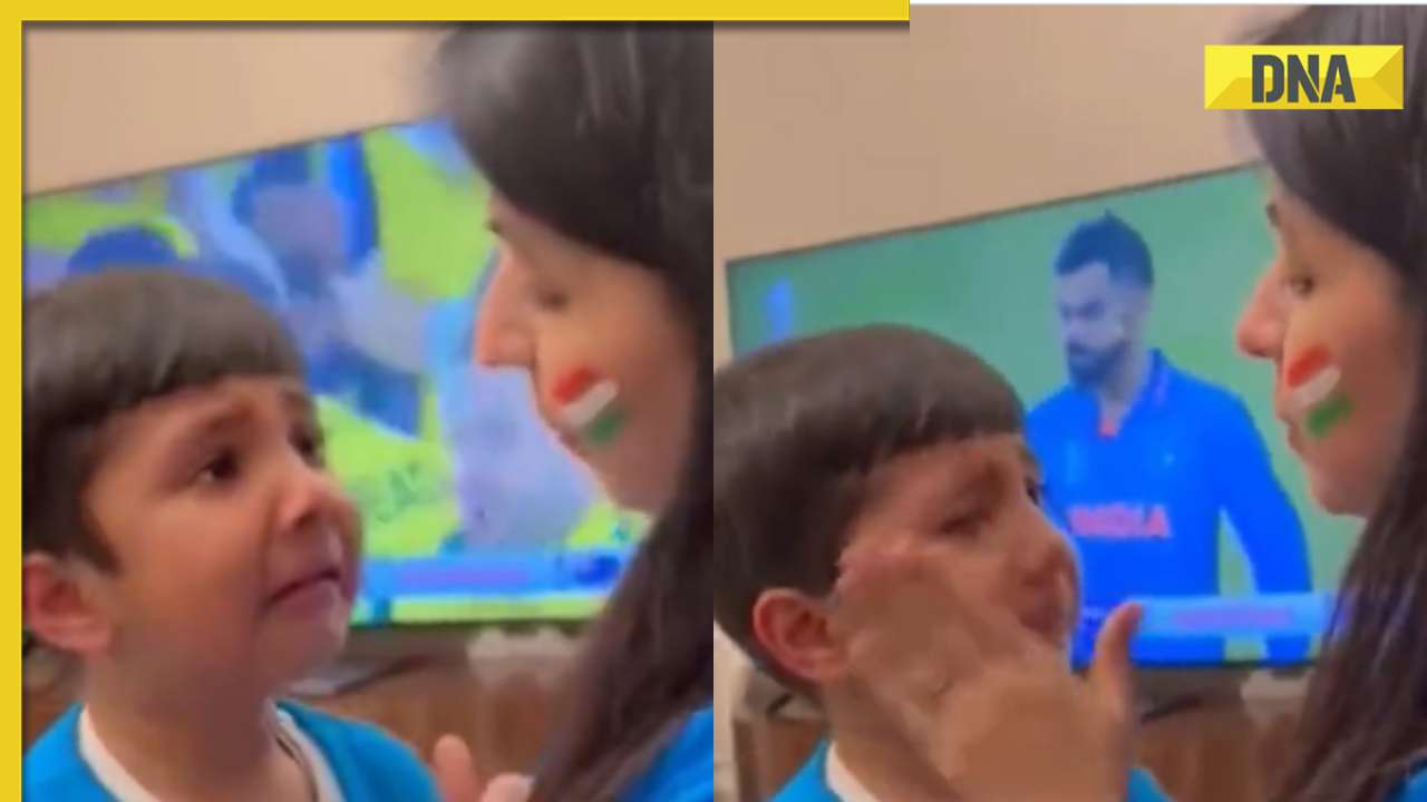 Viral video: Little boy cries as India faces defeat in ICC Men’s Cricket World Cup 2023 final against Australia