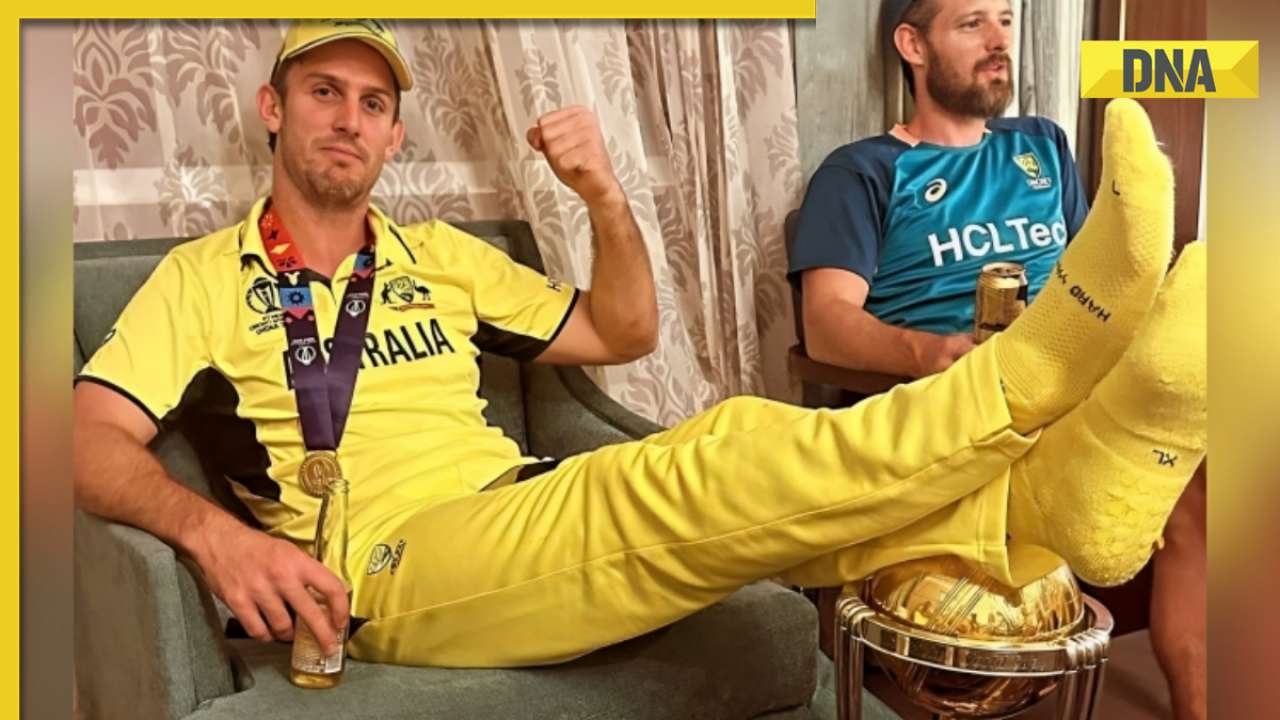 'Disrespectful': Australia's Mitchell Marsh rests feet on World Cup trophy, gets brutally trolled