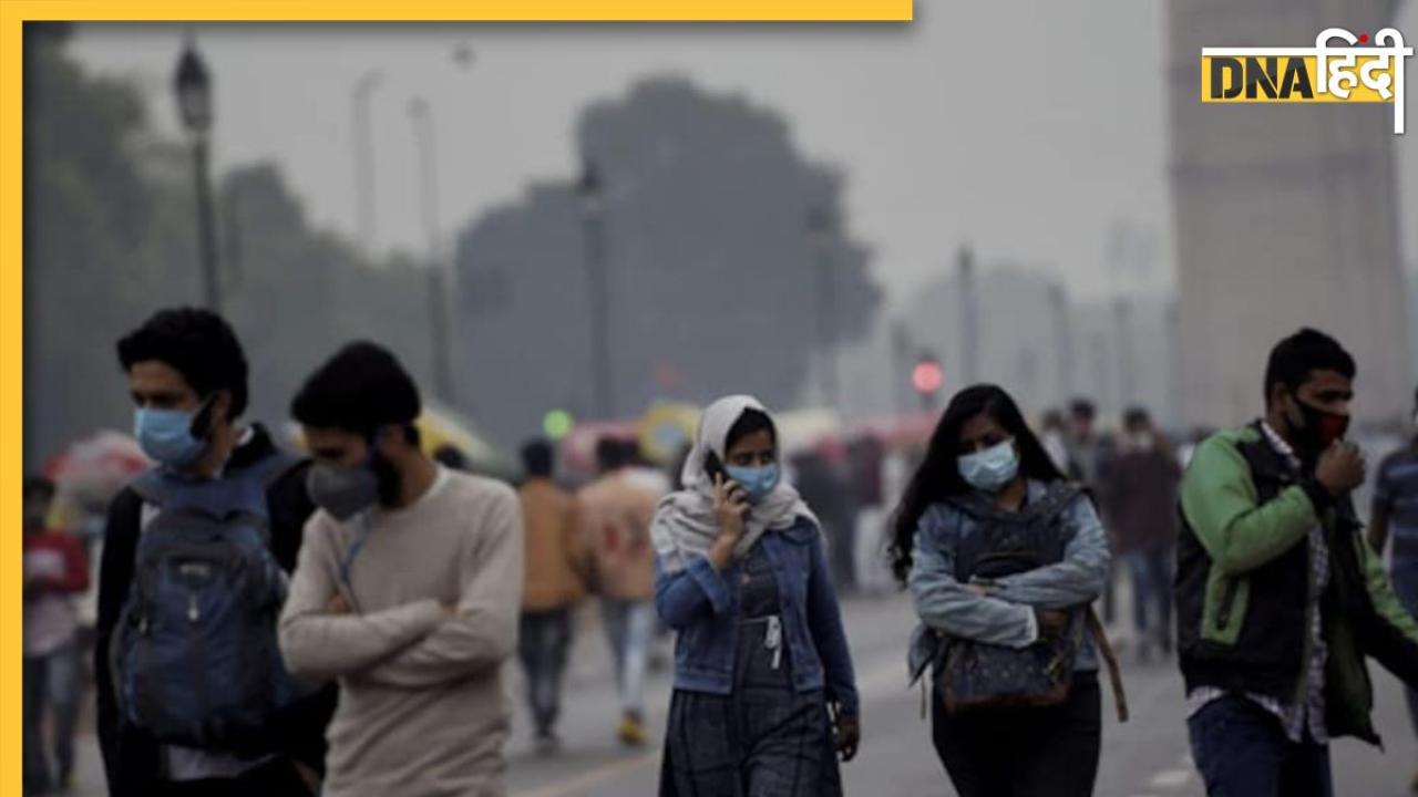 दिल्ली में धुंध के बीच ही आ गई कड़ाके की ठंड, जानिए कितना पहुंचा तापमान