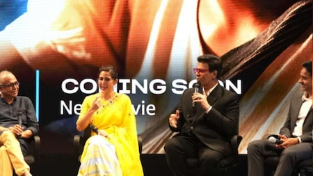 Karan Johar, Sara Ali Khan at panel discussion