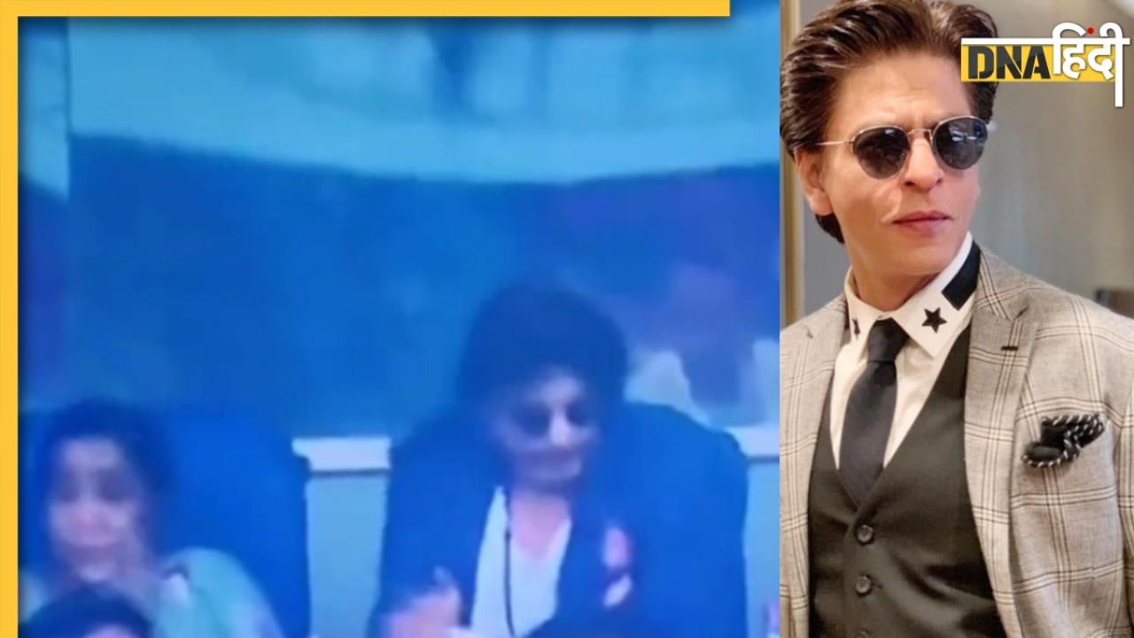 Shah Rukh Khan ने World Cup 2023 में जीता दिल, किंग खान ने उठाया Asha Bhosle का जूठा कप, देखें वीडियो