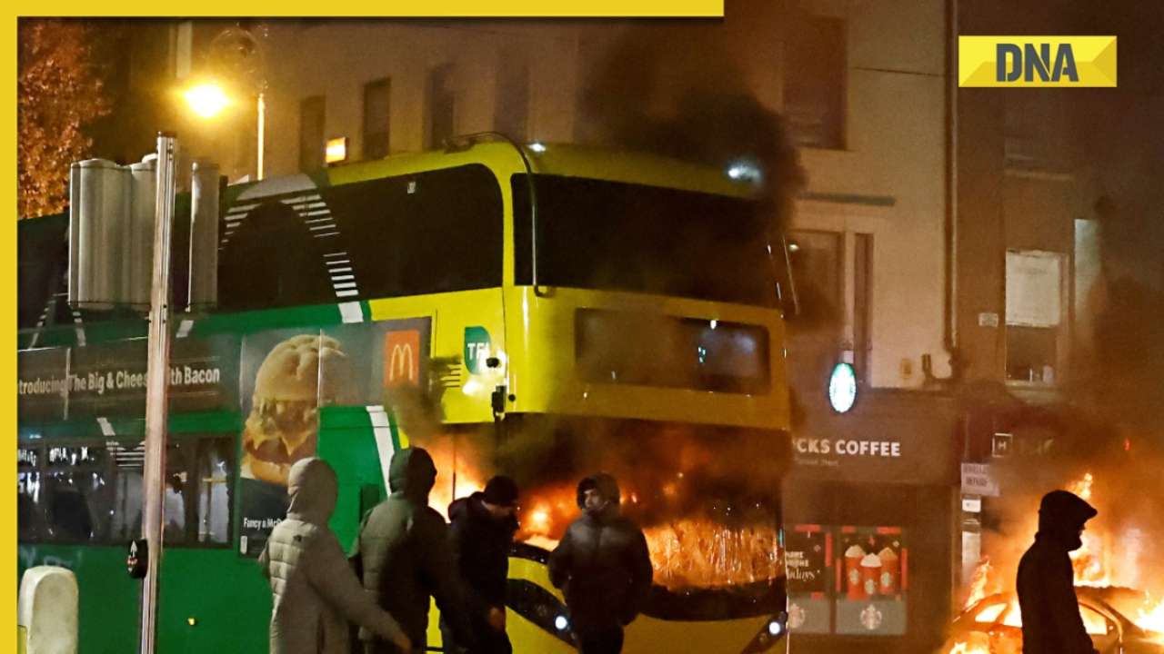 Riots erupt in Dublin after children injured in knife attack