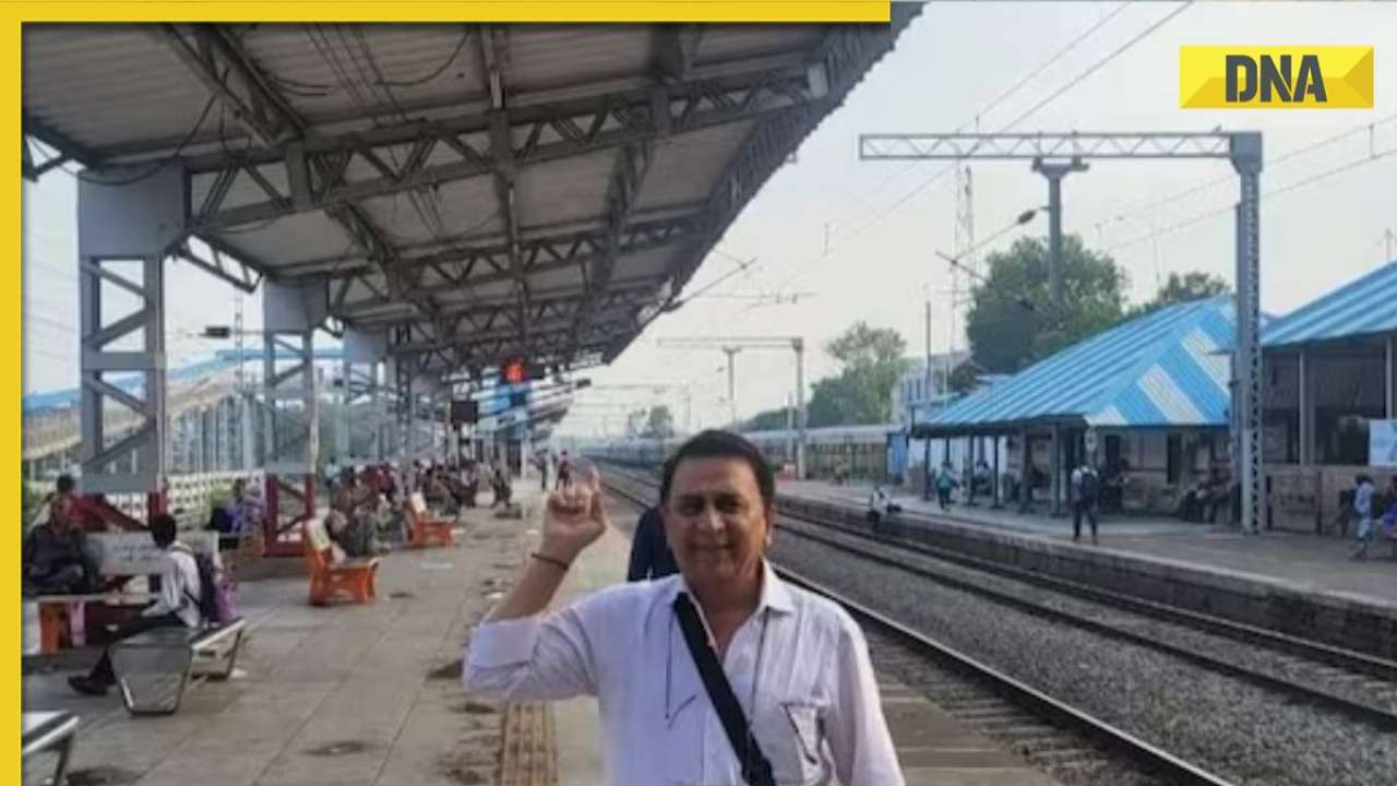 Sunil Gavaskar's delightful visit to Sachin railway station in Gujarat