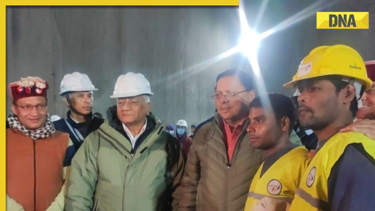Uttarkashi tunnel collapse: No one is critical, says CM Dhami after all 41 workers rescued