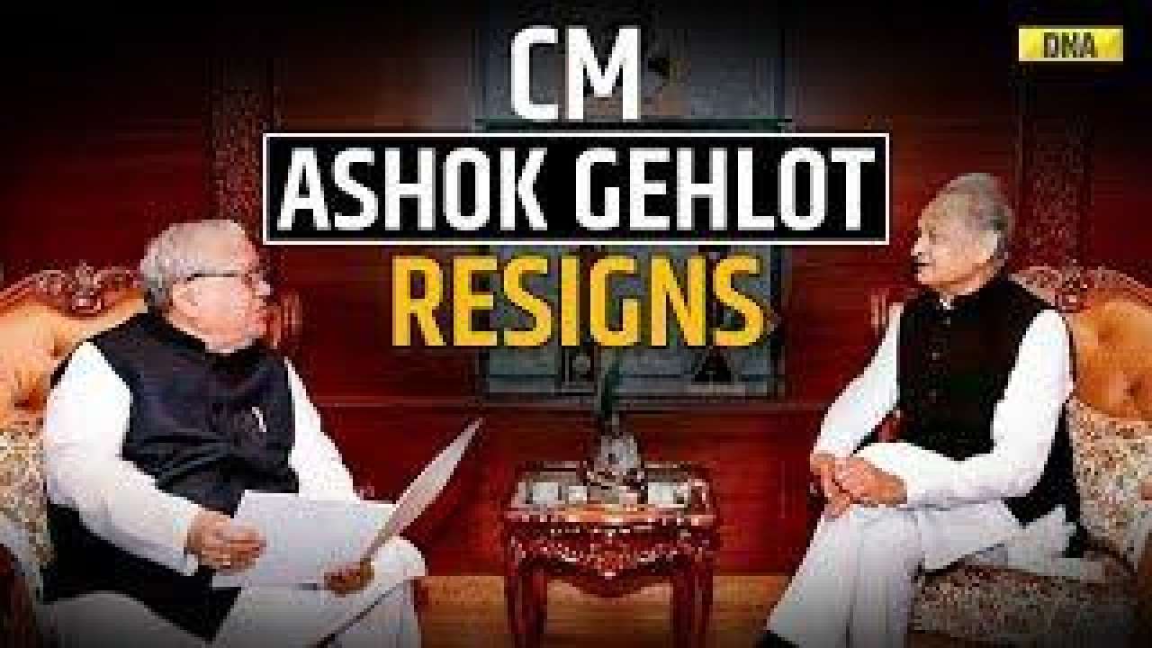 Ashok Gehlot resigns as CM after BJP's clean sweep in Rajasthan | Election results 2023