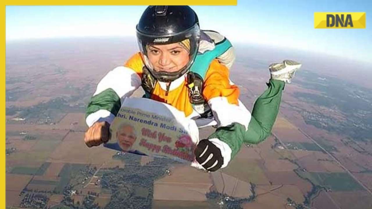 Indian Woman Sets World Record For Most Extreme Skydiving Achievements