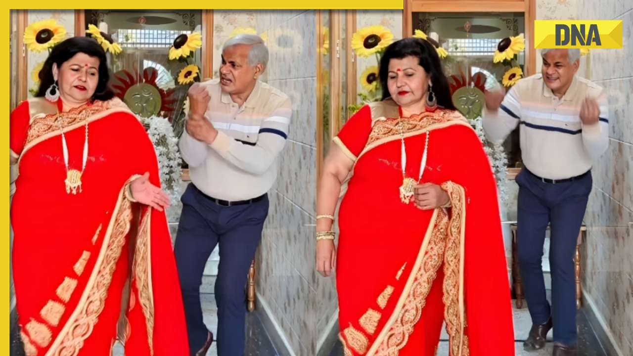 Viral video: Elderly couple's epic dance to Haryanvi song wins internet, watch
