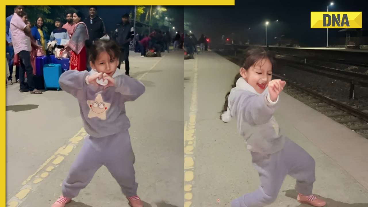 Little girl dances her heart out to 'Ooee Baba' on railway platform, video goes crazy viral
