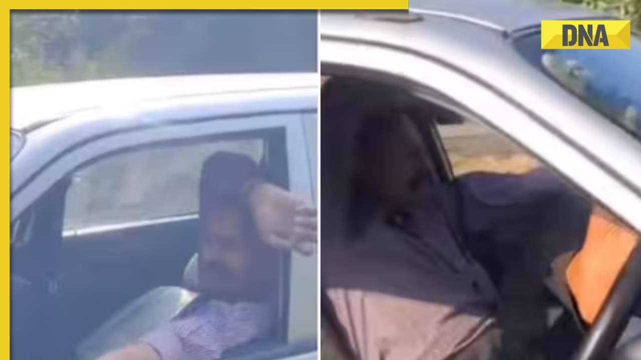 Man drives car from passenger seat, viral video stuns internet