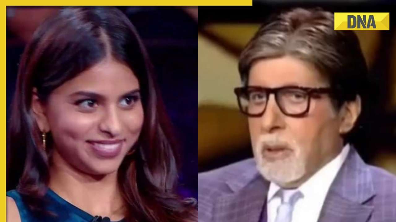 Amitabh Bachchan calls Suhana Khan out getting question on dad Shah Rukh wrong in Kaun Banega Crorepati: 'Beti ko...'
