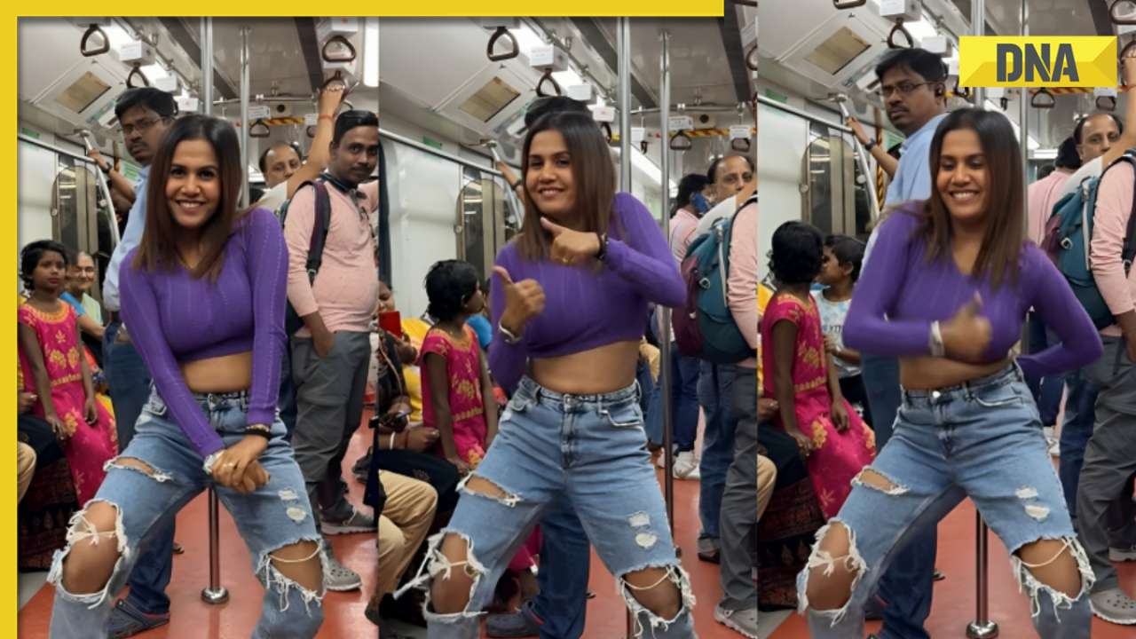Viral video: Woman dances to Kinni Kinni in crowded metro, internet is not impressed