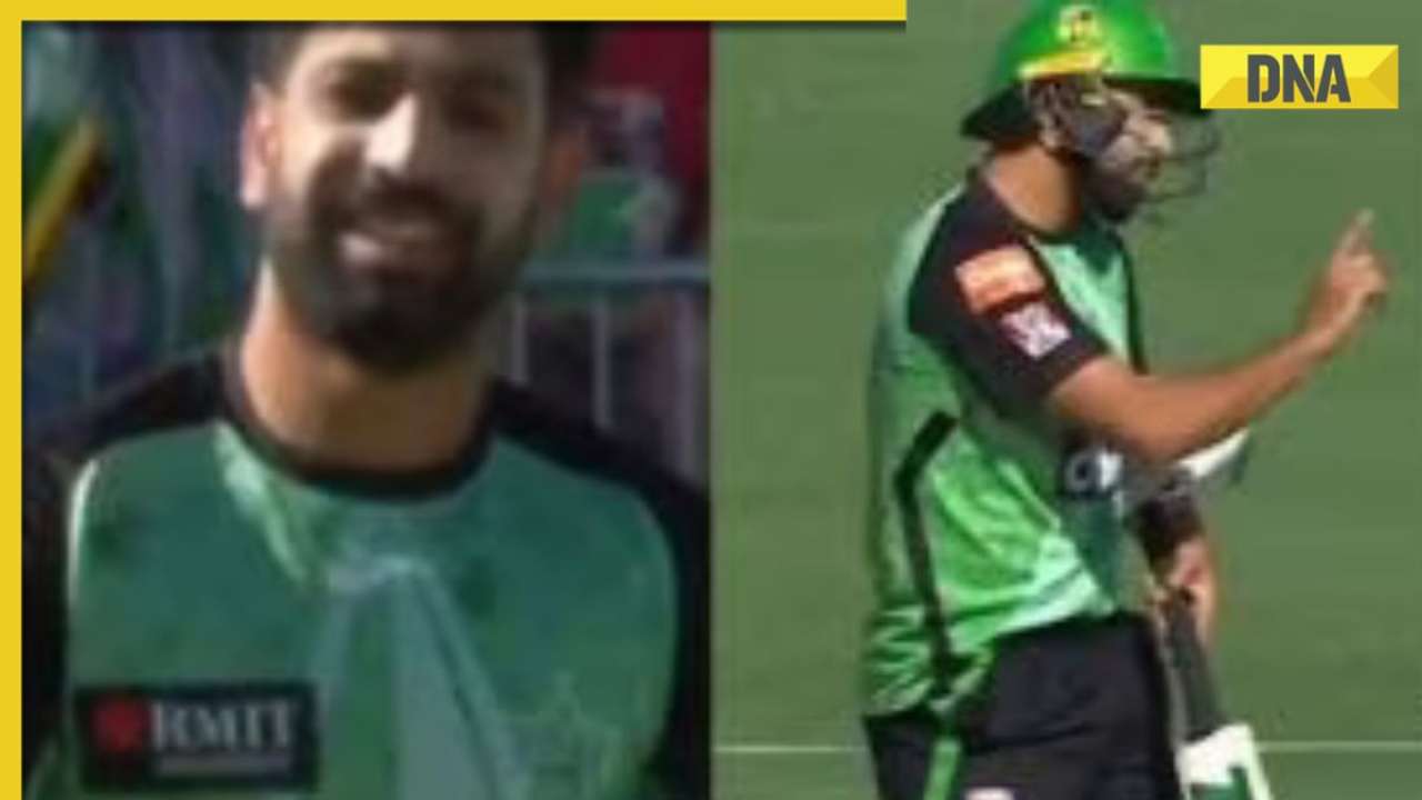 Watch: Unprepared Haris Rauf comes out to bat without pads during Melbourne Stars vs Sydney Thunder BBL game