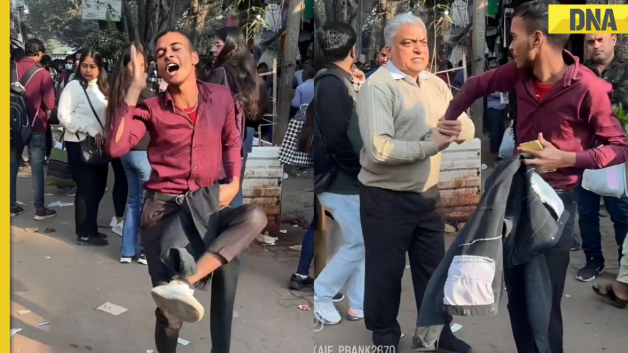 Viral video: Boy screams Bollywood song in crowded market for Insta reel and this happens next..