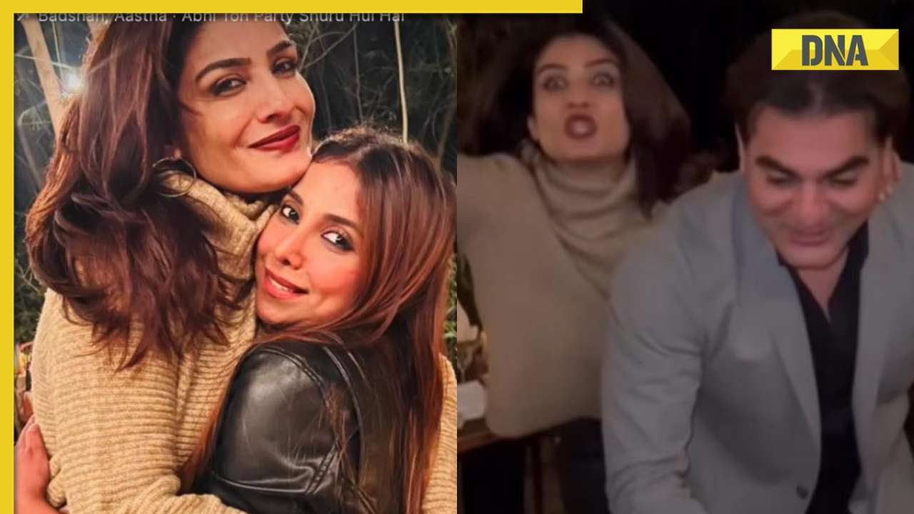 Raveena Tandon shares first video of newlyweds Arbaaz Khan-Sshurra Khan as they groove to 'Abhi Toh Party Shuru Hui Hai'