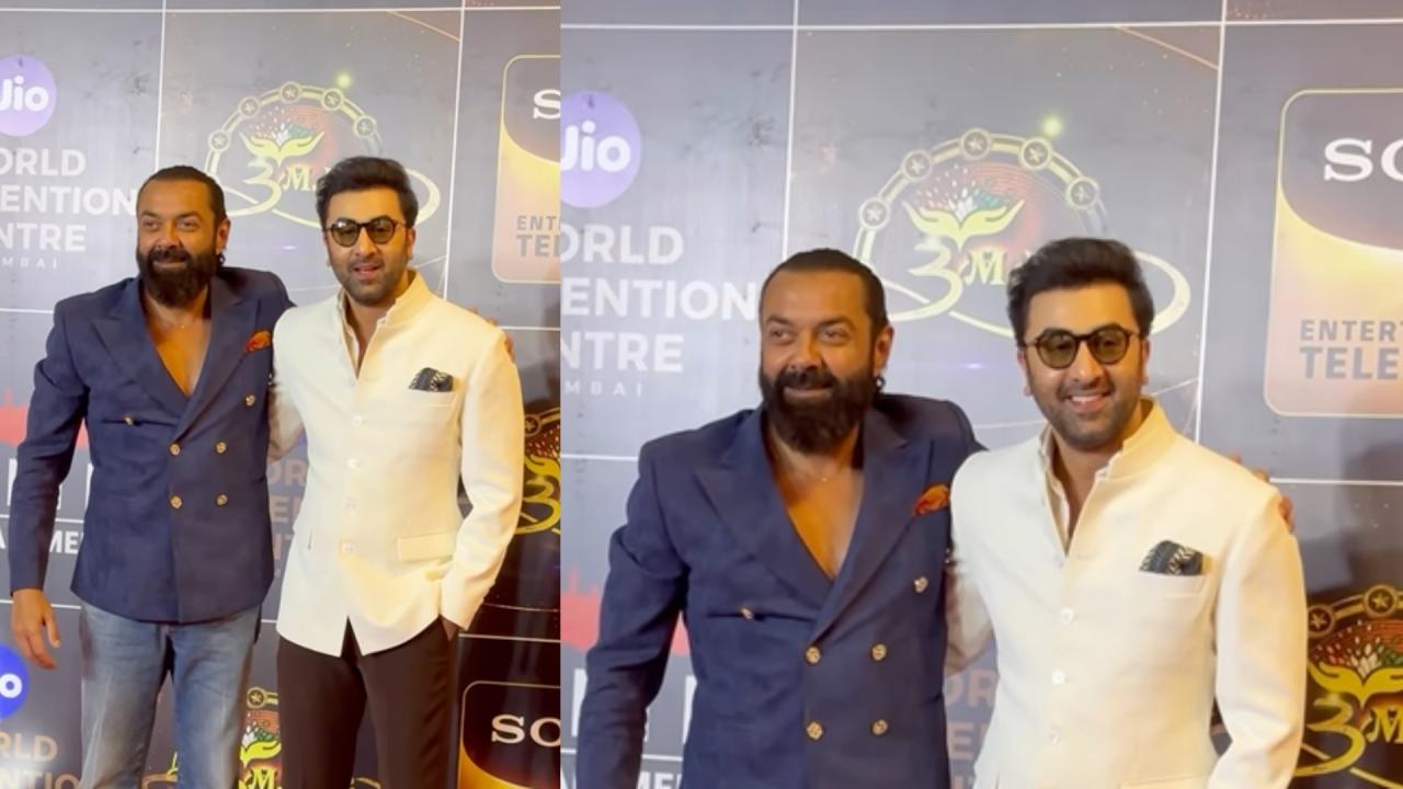 Ranbir Kapoor Bobby Deol Poses Together