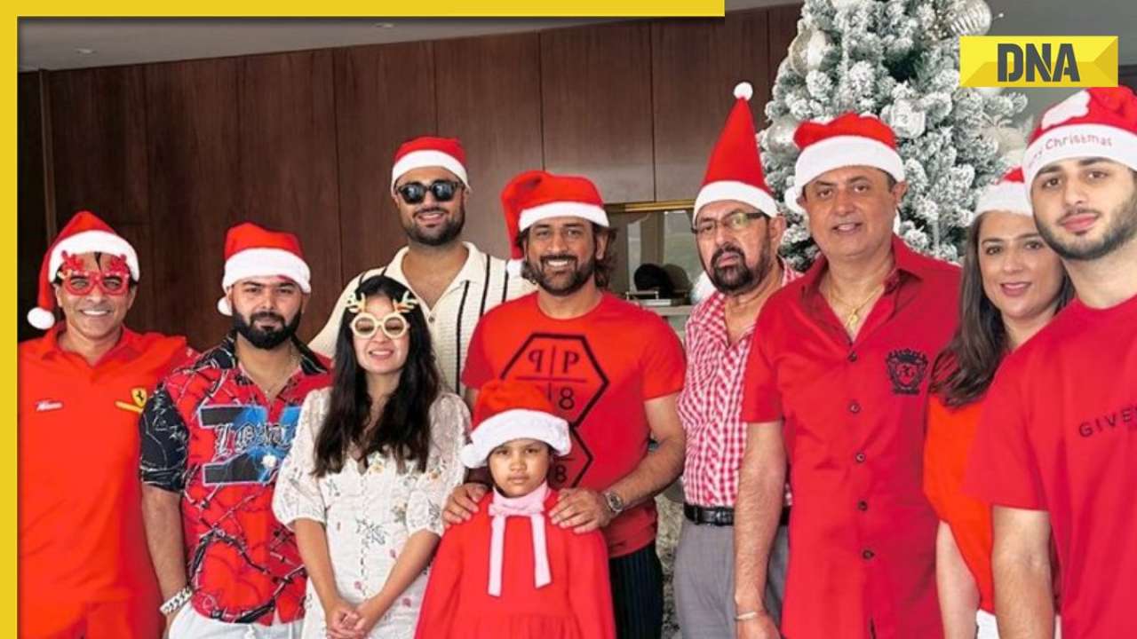 MS Dhoni’s Festive Christmas Celebration with Family and Rishabh Pant Goes Viral