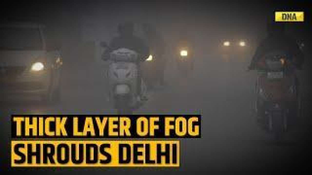 Visibility zero! dense fog shrouds Delhi-NCR, flight-train operations hit badly