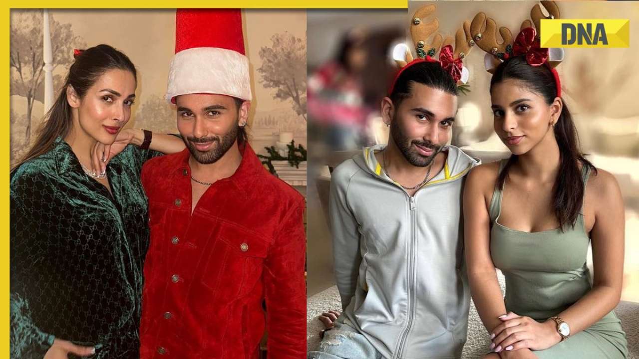 In pics: Orry turns Santa with big hat, celebrates Christmas with Suhana Khan, Ananya Panday, Malaika Arora, Urfi Javed